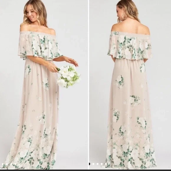 hacienda maxi dress Show Me Your Mumu Hacienda Maxi Dress In Bouquet Toss Print Size M Medium